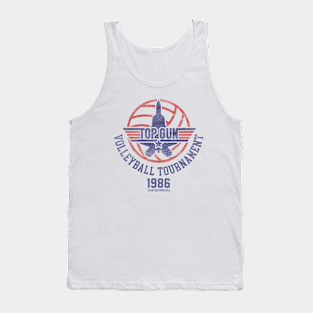 Top Gun Tank Top - Top Gun Volleyball Tournament by familiaritees